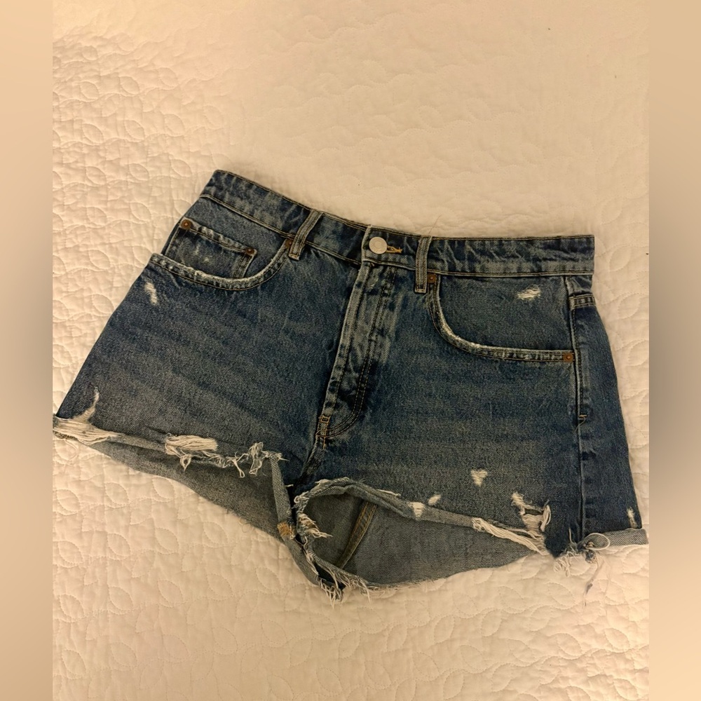Zara Blue Jean Shorts
